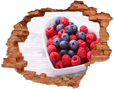 Adesivo con buco sbrecciato Paradiso della frutta