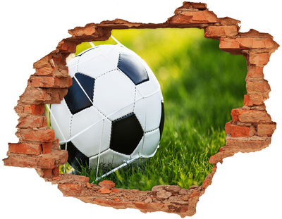 Adesivo con buco sbrecciato Calcio sul campo