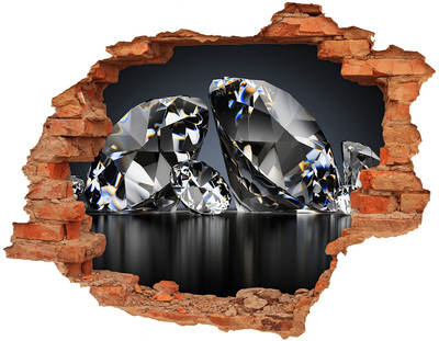 Adesivo con buco sbrecciato Grotta dei Diamanti