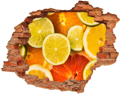 Adesivo con buco sbrecciato Un paradiso fruttato e nascosto