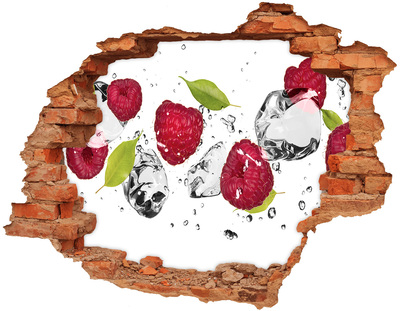 Adesivo con buco sbrecciato Paradiso di frutta con ghiaccio