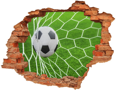 Adesivo con buco sbrecciato Un gol nel calcio