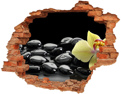 Adesivo effetto buco nel muro Rilassati alla spa
