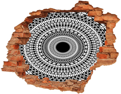 Adesivo effetto buco nel muro Motivo astratto sulla parete