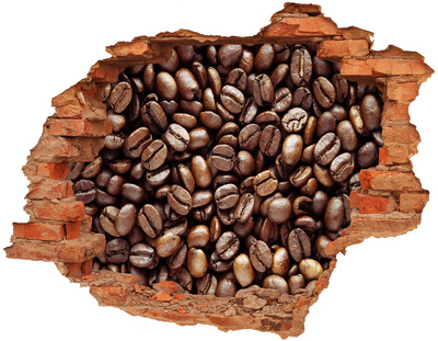 Adesivo effetto buco nel muro Caffè in un locale nascosto