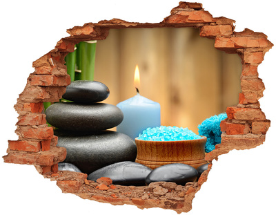 Adesivo con buco sbrecciato Angolo relax spa