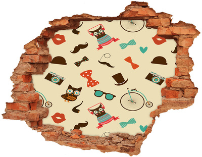 Adesivo effetto buco nel muro Fantasie e accessori alla moda