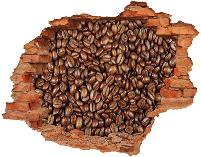 Adesivo effetto buco nel muro Caffè in un locale nascosto