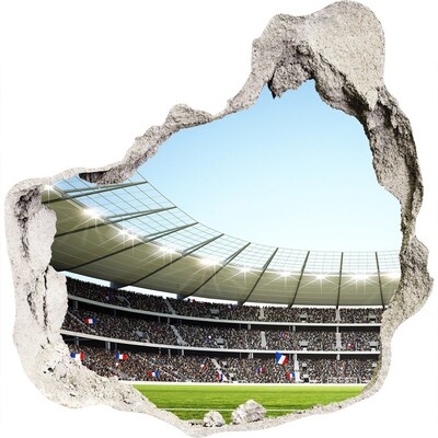 Adesivo effetto buco nel muro Uno stadio carico di emozioni
