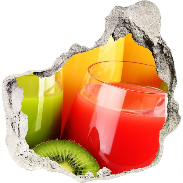 Finto buco nel muro 3D Cocktail rinfrescanti ai tropici