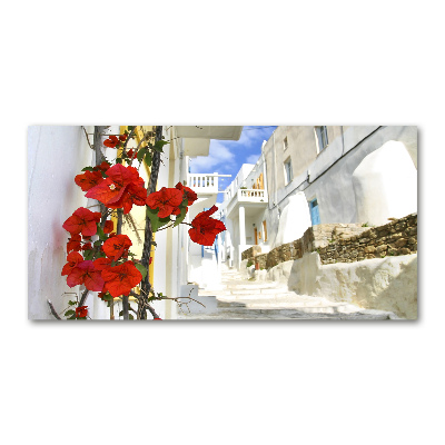 Quadro vetro acrilico Mykonos, Grecia