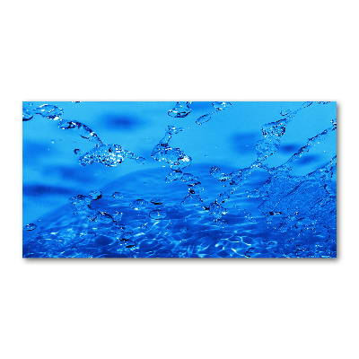 Quadro in vetro acrilico Gocce d'acqua