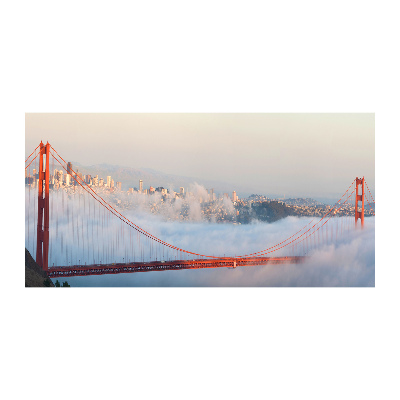 Quadro in vetro acrilico Ponte di San Francisco