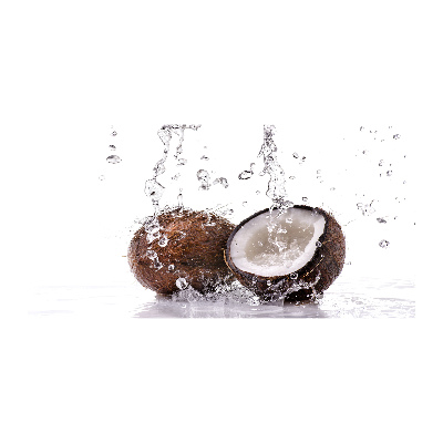 Quadro su vetro acrilico Cocco e acqua
