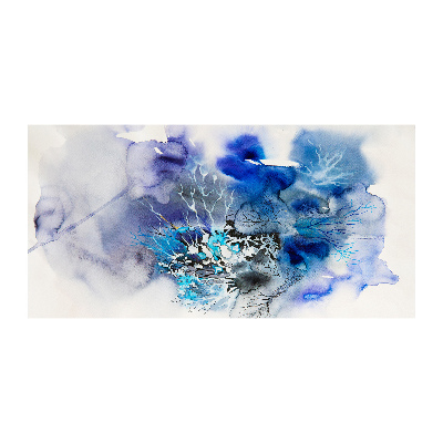 Quadro su vetro acrilico Fiori astratti