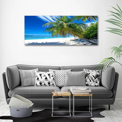 Quadro vetro Spiaggia tropicale