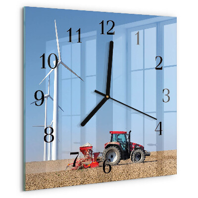 Orologio quadrato Campo di trattori