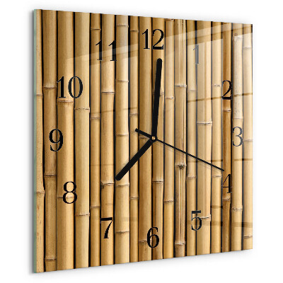 Orologio quadrato Bambù