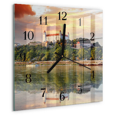 Orologio quadrato Castello sul fiume