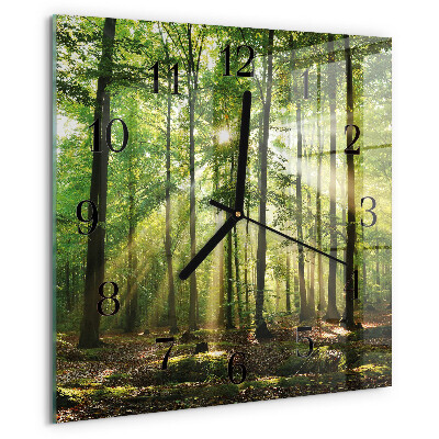 Orologio quadrato Natura della foresta
