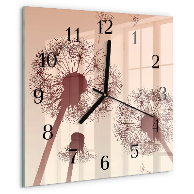 Orologio quadrato Dente di leone