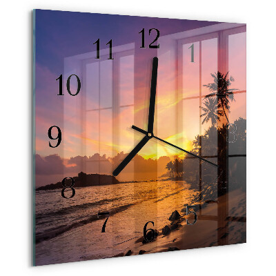 Orologio quadrato Tramonto