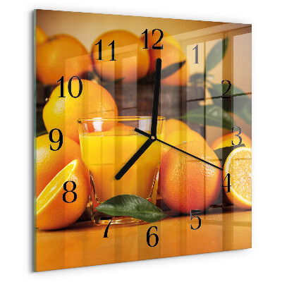 Orologio quadrato Arance