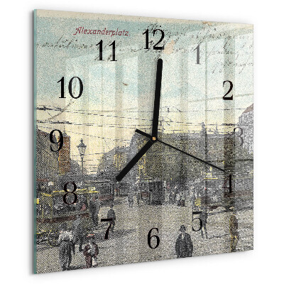 Orologio quadrato Cartolina