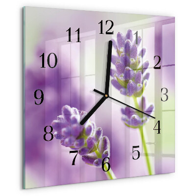 Orologio quadrato Lavanda