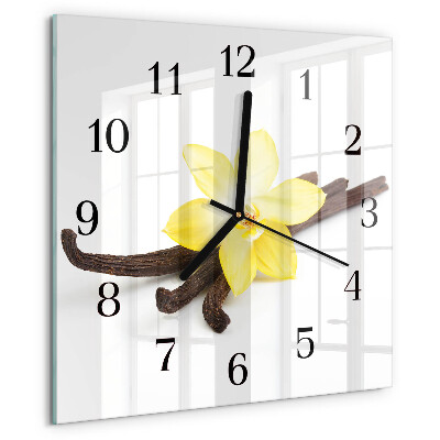 Orologio quadrato Orchidea Vaniglia