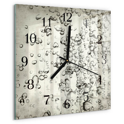 Orologio quadrato Gocce