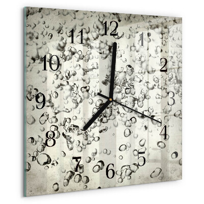 Orologio quadrato Gocce