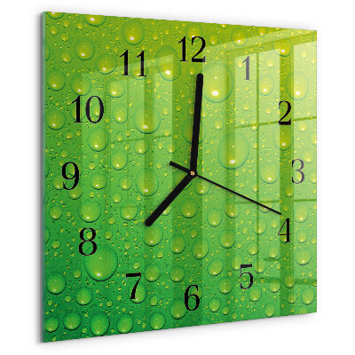 Orologio quadrato Gocce