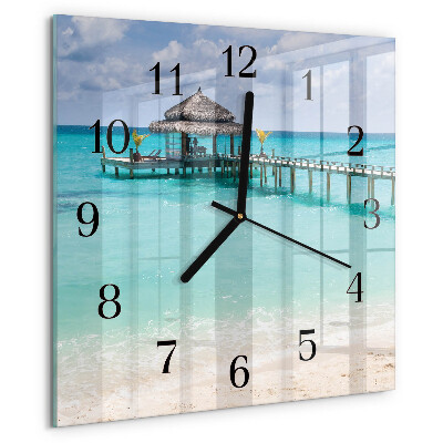 Orologio quadrato Spiaggia