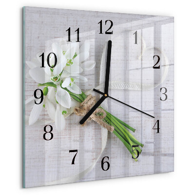 Orologio quadrato Bouquet di fiori