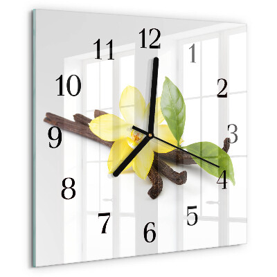 Orologio quadrato Orchidea Vaniglia