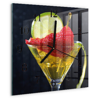 Orologio quadrato Cocktail