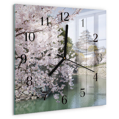Orologio quadrato Alberi di ciliegio