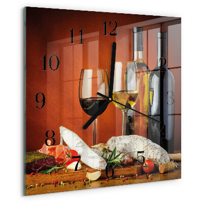 Orologio quadrato Vino