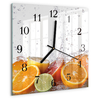 Orologio quadrato Arance