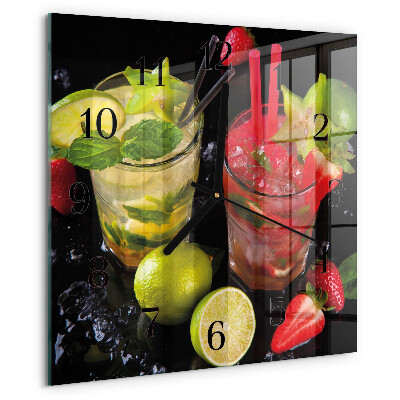 Orologio quadrato Cocktail