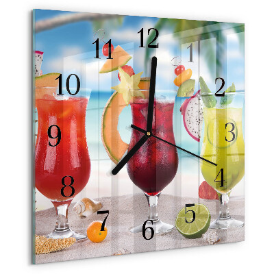 Orologio quadrato Cocktail