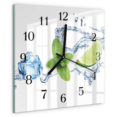 Orologio quadrato Menta