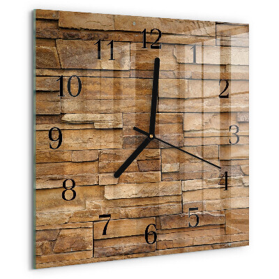 Orologio quadrato Clinker