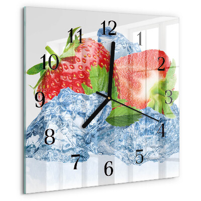 Orologio quadrato Gelato alla fragola