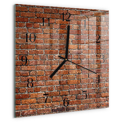 Orologio quadrato Mattone
