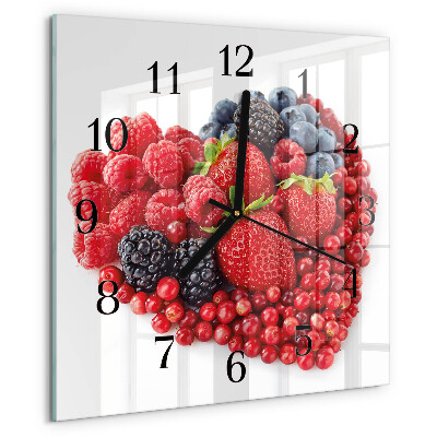 Orologio quadrato Frutta