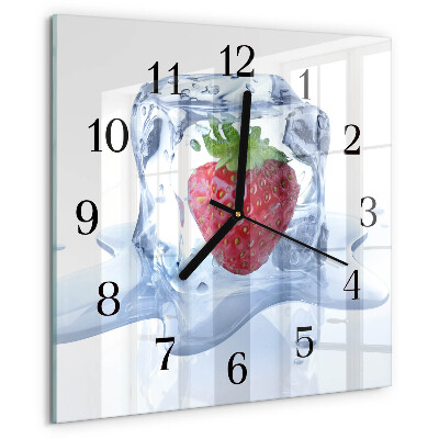 Orologio quadrato Gelato alla fragola