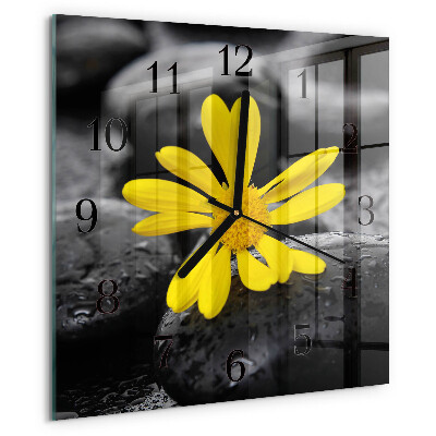 Orologio quadrato Fiore