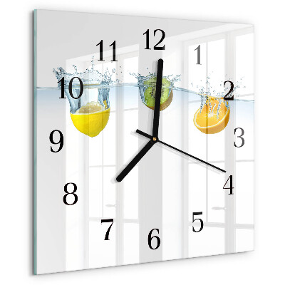Orologio quadrato kiwi
